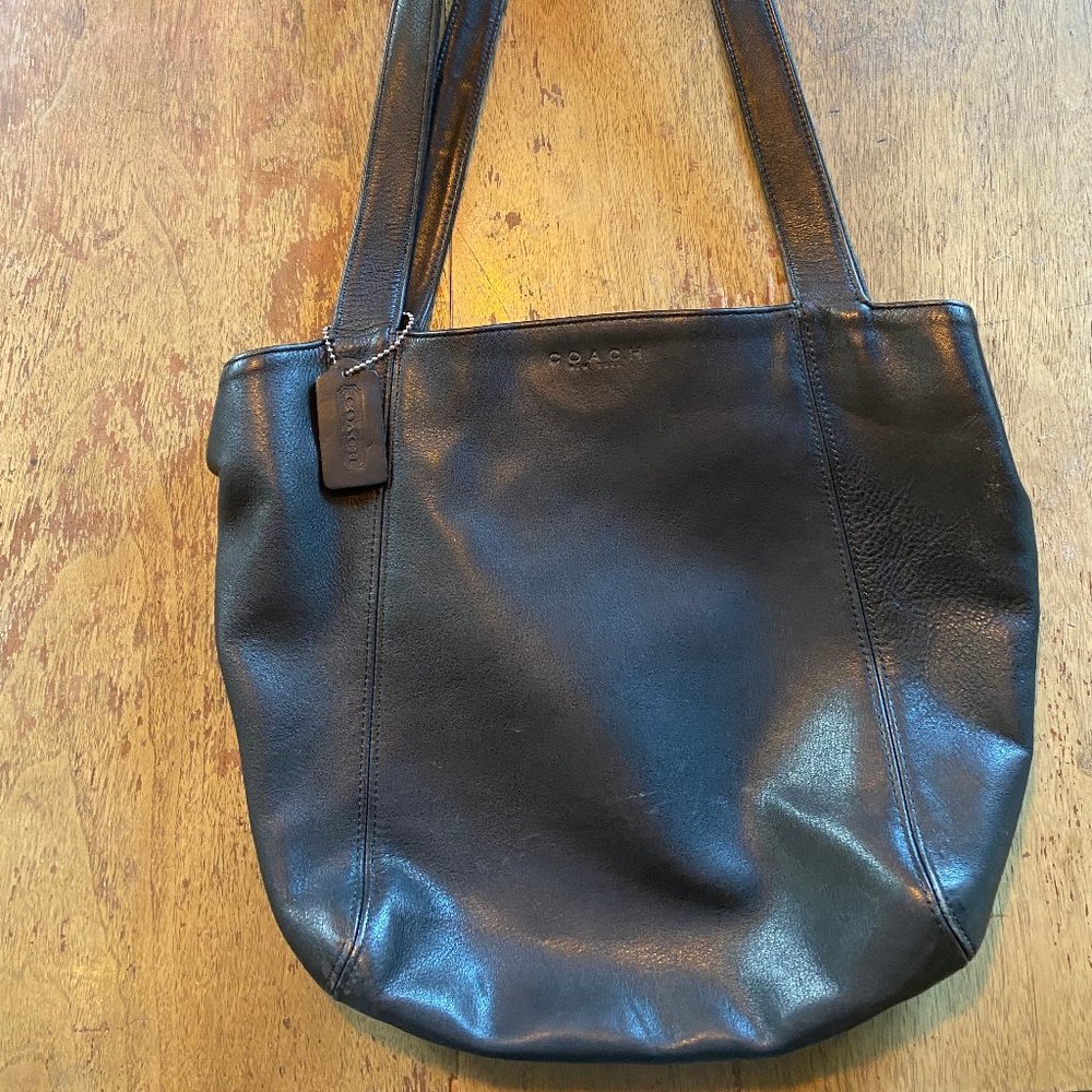 Coach Leather Lexington Bucket bag black M8 Z-4181
